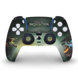 Head Case Designs Officially Licensed EA Bioware Dragon Age Goty Key Art Inquisition Graphics Vinyl Faceplate Sticker Gaming Skin Decal Cover Compatible With PS5 Disc Console & DualSense