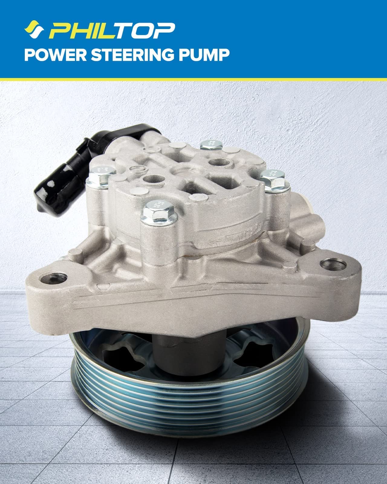 PHILTOP 21-5495 Power Steering Pump Direct Fits Accord 2008-2012, 2.4L, Power Steering Asist 56100R40305, 56100R40325, 56100R40A02, 56100R40A03