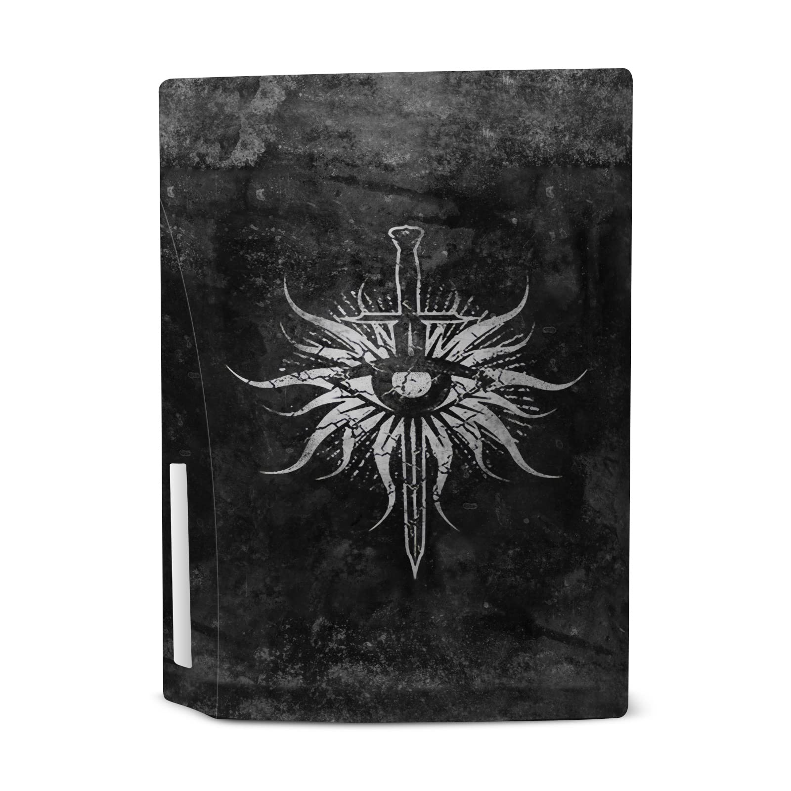 Head Case Designs Officially Licensed EA Bioware Dragon Age Inquisition Distressed Heraldry Vinyl Faceplate Sticker Gaming Skin Decal Cover Compatible With Sony PlayStation 5 PS5 Disc Edition Console