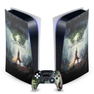 Head Case Designs Officially Licensed EA Bioware Dragon Age Key Art 2014 Inquisition Graphics Vinyl Faceplate Sticker Gaming Skin Decal Cover Compatible With Sony PS5 Digital & DualSense