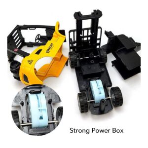 Plplaaoo Forklift Truck Toys,5.1x2.0x3.1in Construction Toys Construction Vehicles Forklift Toy Forklift Construction Truck Toys Engineering Vehicle Model for 3 Years Old and Up Kids