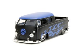 punch buggy slug bug 1:24 1963 volkswagen bus pickup die-cast car, toys for kids and adults