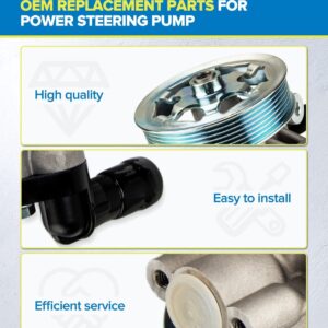 PHILTOP 21-5495 Power Steering Pump Direct Fits Accord 2008-2012, 2.4L, Power Steering Asist 56100R40305, 56100R40325, 56100R40A02, 56100R40A03