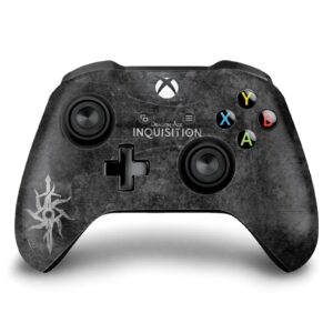 head case designs officially licensed ea bioware dragon age distressed symbol inquisition graphics vinyl sticker gaming skin decal cover compatible with xbox one s/x controller