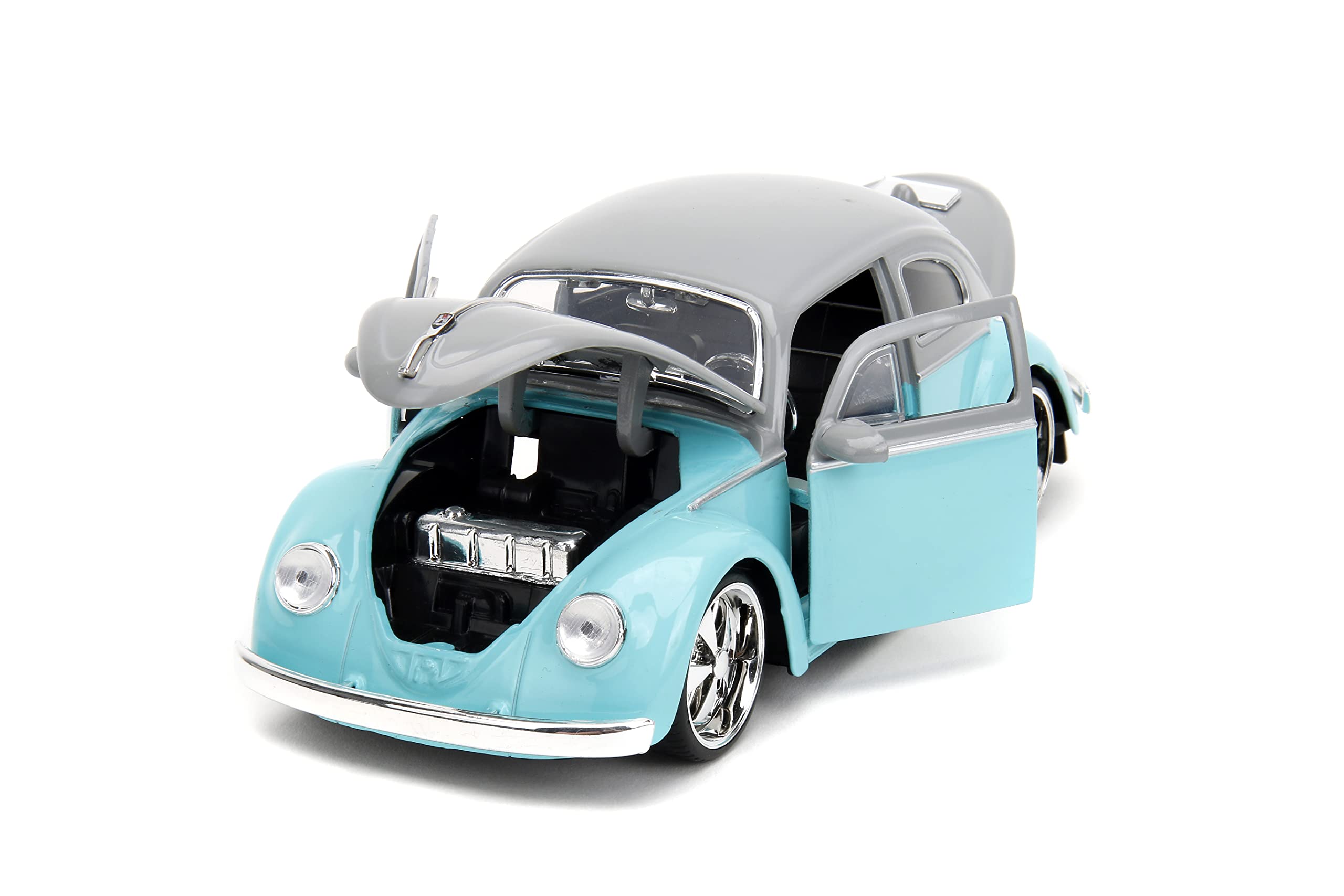 Punch Buggy Slug Bug 1:24 1959 Volkswagen Beetle Die-Cast Car, Toys for Kids and Adults