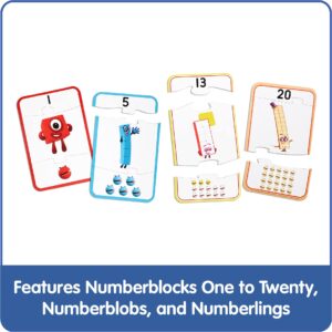 hand2mind Numberblocks Counting Puzzle Set, Number Puzzle, Counting Games for Kids Ages 3-5, Numbers for Toddlers, Math Games for Kids, Matching Game, Educational Toys, Preschool Learning Activities