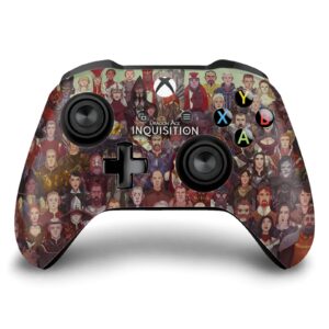 head case designs officially licensed ea bioware dragon age cast of thousands inquisition graphics vinyl sticker gaming skin decal cover compatible with xbox one s/x controller