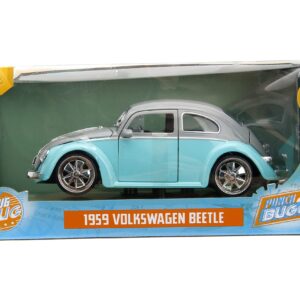 Punch Buggy Slug Bug 1:24 1959 Volkswagen Beetle Die-Cast Car, Toys for Kids and Adults