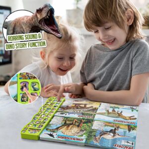 Dinosaur Toys for Kids 3-5 Dinosaur Book with Sounds 30 Species Names & Realistic Sounds Interactive Dinosaur Toys for Boys Girls Kids 2 3 4 5 6 7 Year Old Dinosaur Toys for Kids Gifts