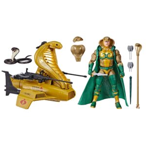 g. i. joe,classified 6 inch action figure exclusive-serpentor & air chariot