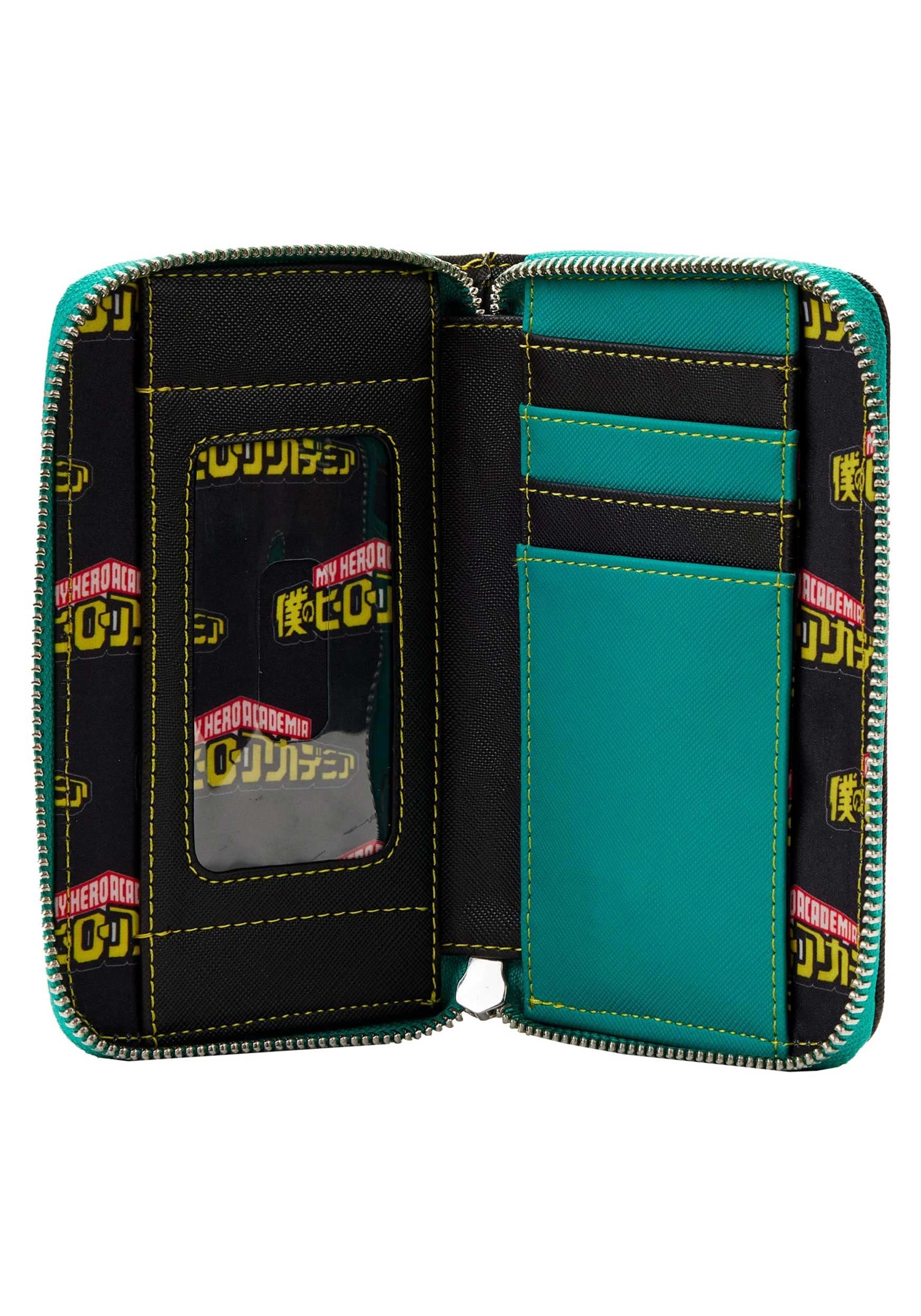 Loungefly My Hero Academia Deku Zip Wallet Standard