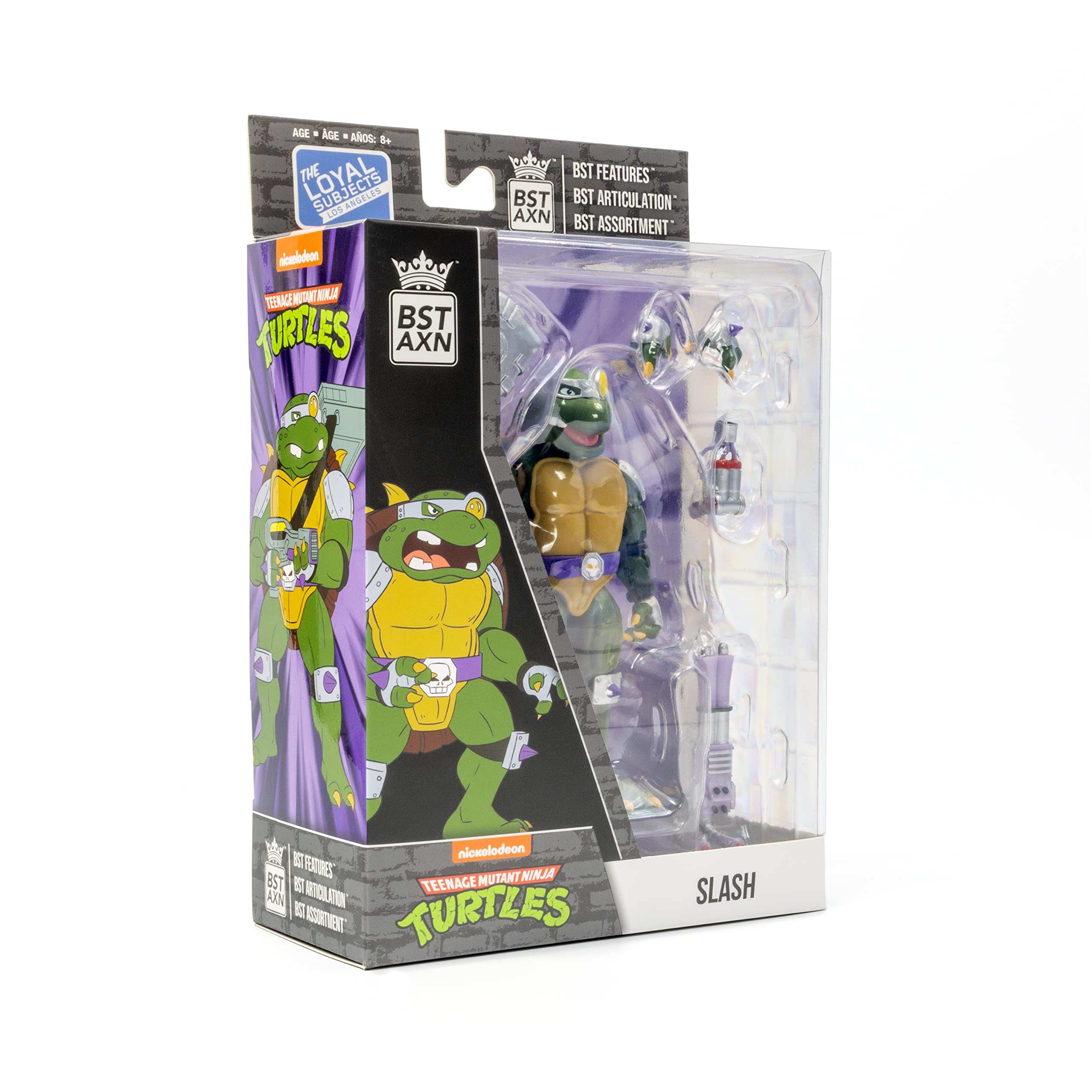 The Loyal Subjects Teenage Mutant Ninja Turtles Slash BST AXN 5-inch Action Figure with Accessories