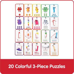 hand2mind Numberblocks Counting Puzzle Set, Number Puzzle, Counting Games for Kids Ages 3-5, Numbers for Toddlers, Math Games for Kids, Matching Game, Educational Toys, Preschool Learning Activities