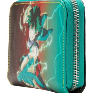 Loungefly My Hero Academia Deku Zip Wallet Standard