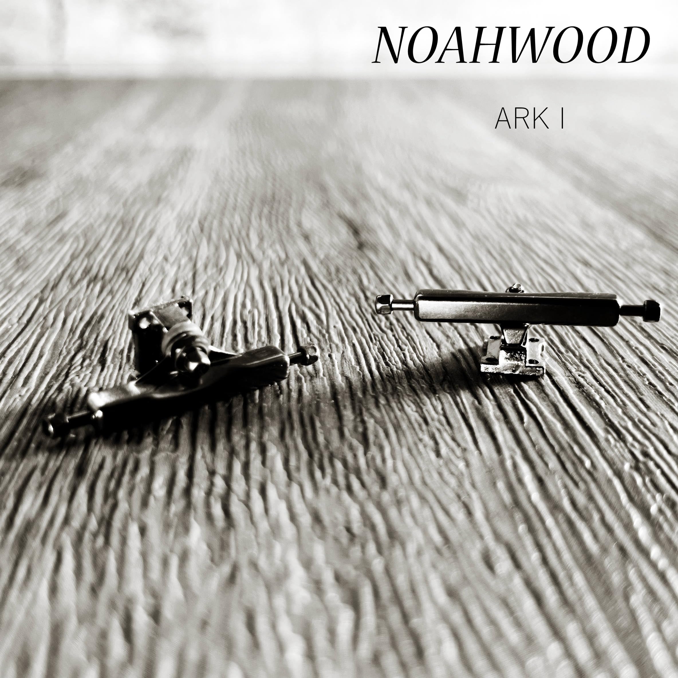 NOAHWOOD Complete Set Wooden (35X97mm Deck) Fingerboards Hand Made Short Nose Short Tail Deck(+Update 5G 34.5mm Ark i Trucks and Need DIY)(Logo PRO Wheels ii) (IP Man Squat)