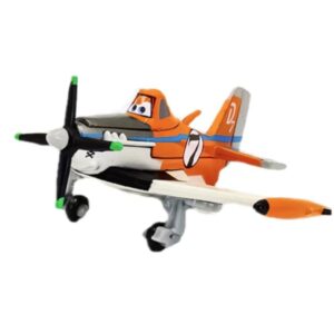 planes fire and rescue：no.7 dusty crophopper new 1:55 metal diecast educational toys planes model