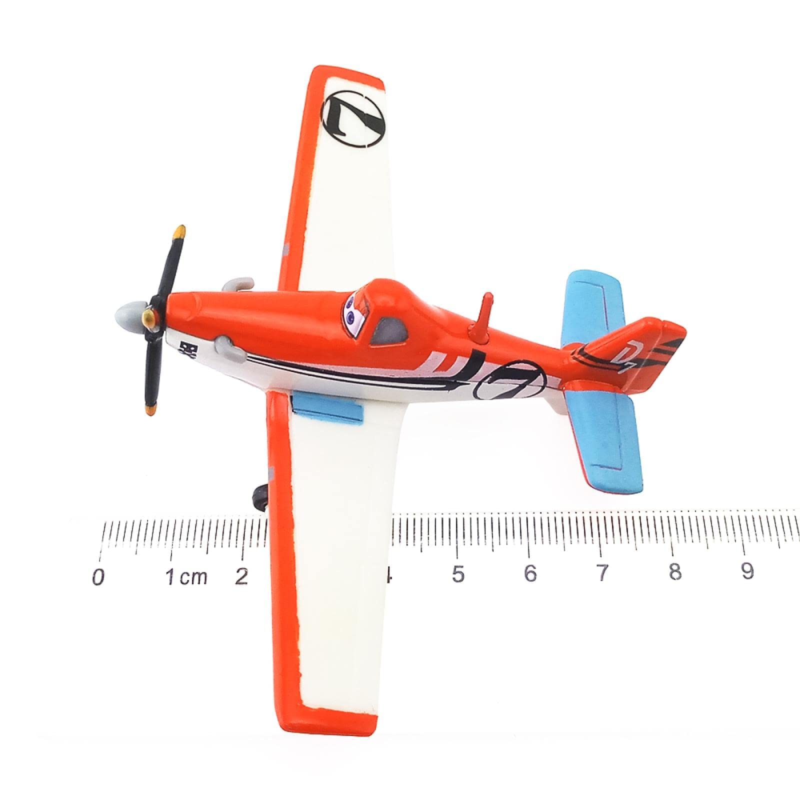 Planes Fire and Rescue：No.7 Dusty Crophopper new 1:55 Metal Diecast Educational Toys Planes Model