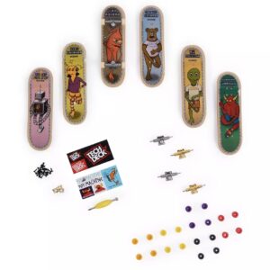 TECH DECK Sk8shop Bonus Pack Mini Finger Skateboard Multi Pack 2022 Series (Toy Machine (Sk8shop Bonus Pack))