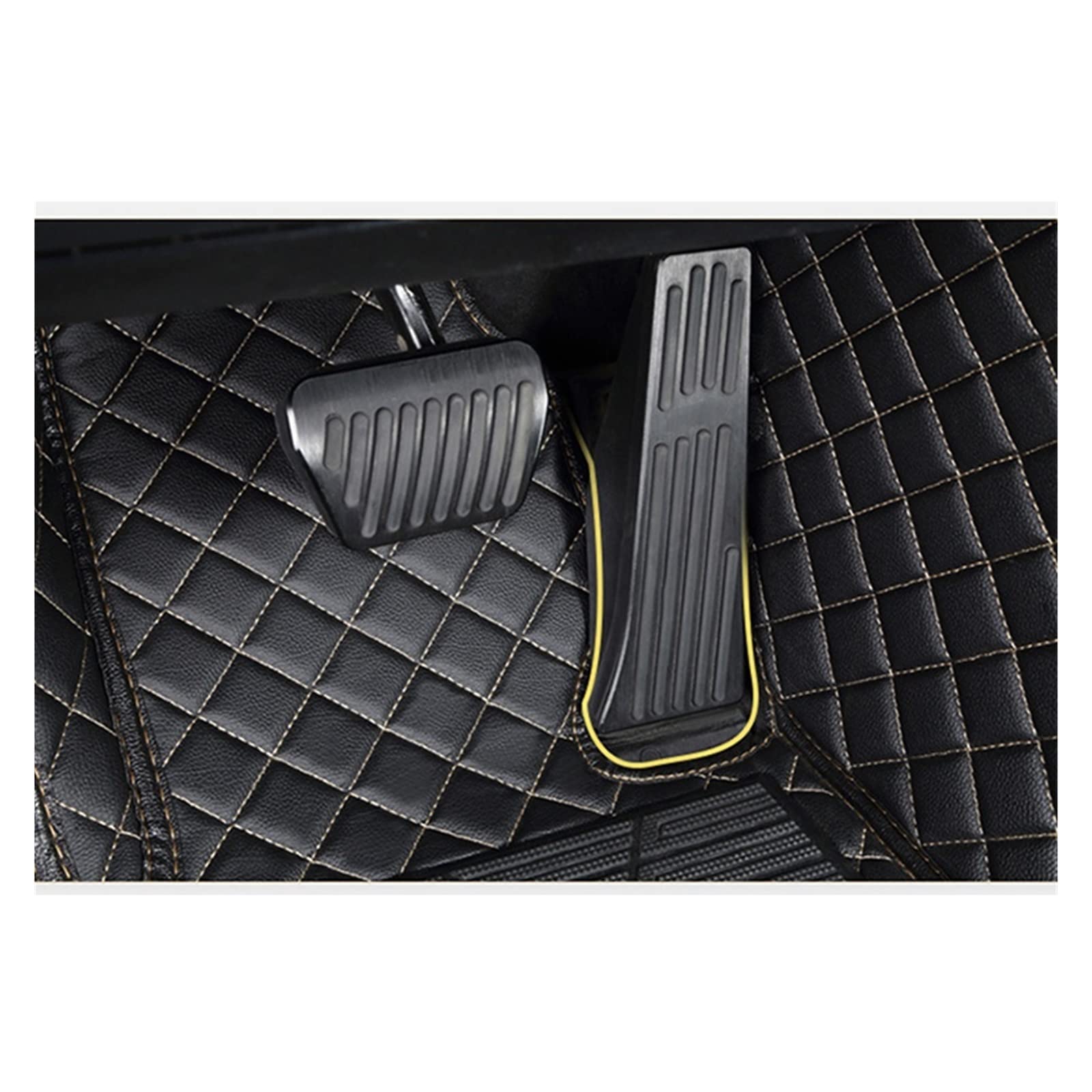 Floor Mat Compatible with Citr-oen DS DS3 DS4 DS5 DS6 DS7 DS4S DS5LS Compatible with Do-dge Journey Auto Floor Mats (Color : Complete Coffee)