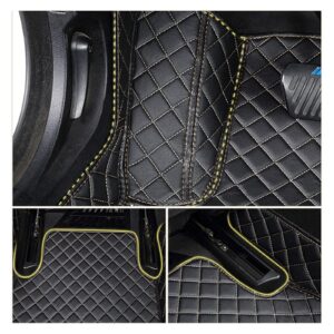 Floor Mat Compatible with Citr-oen DS DS3 DS4 DS5 DS6 DS7 DS4S DS5LS Compatible with Do-dge Journey Auto Floor Mats (Color : Complete Coffee)