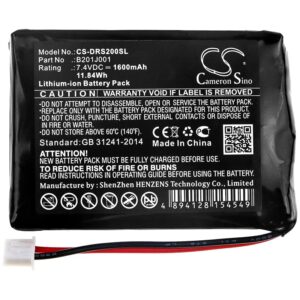 VI VINTRONS Battery for Deviser DS2000, B201J001,