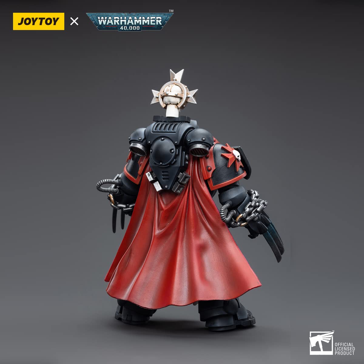 JOYTOY 1/18 Action Figures Warhammer 40K Mecha Joy Toy Figure Model Toys Black Templars Primaris Sword Brethren Alberic