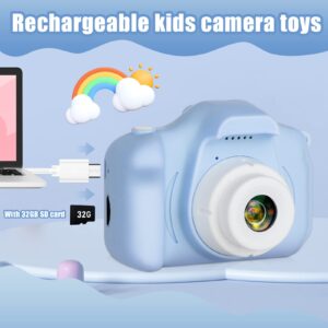 Vasttron Kids Selfie Camera,Kids Camera for Age 3-12 Toddler HD Digital Video Cameras Portable Children Selfie Camera with 32GB SD Card