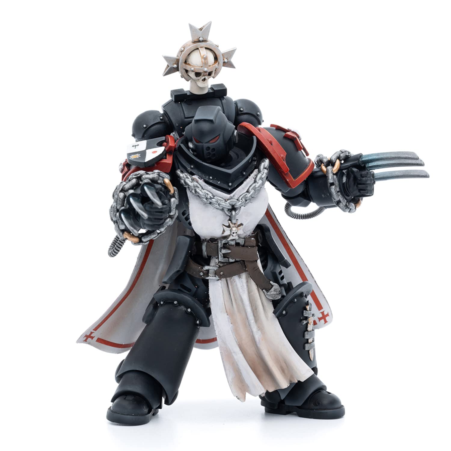 JOYTOY 1/18 Action Figures Warhammer 40K Mecha Joy Toy Figure Model Toys Black Templars Primaris Sword Brethren Alberic