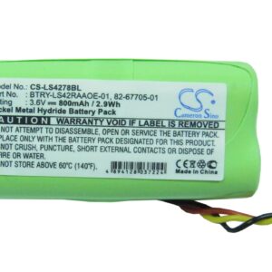 VI VINTRONS Battery for Symbol DS6878, DS6878-SR, LS4278, LS4278-M, 82-67705-01, BTRY-LS42RAAOE-01,