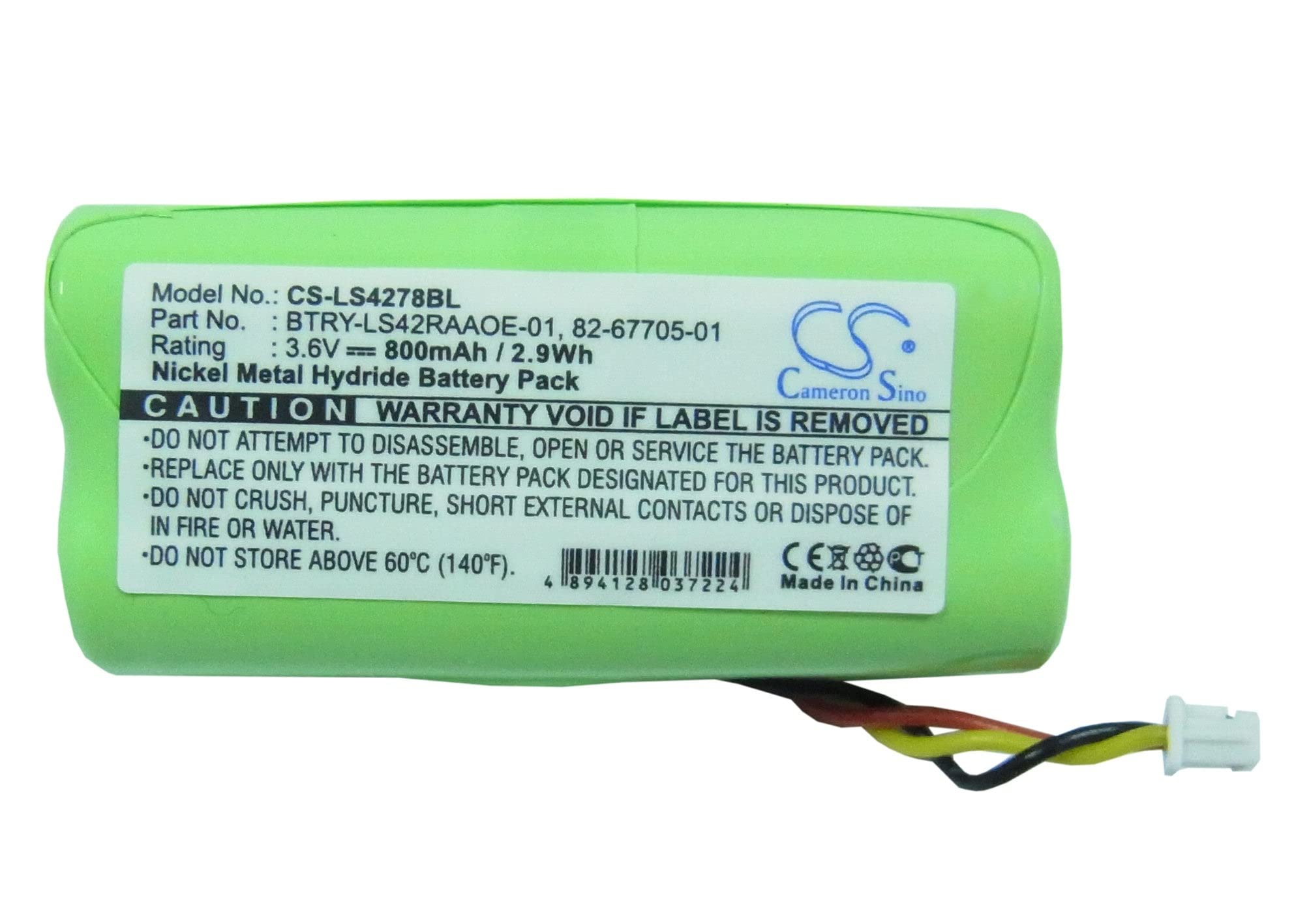 VI VINTRONS Battery for Symbol DS6878, DS6878-SR, LS4278, LS4278-M, 82-67705-01, BTRY-LS42RAAOE-01,