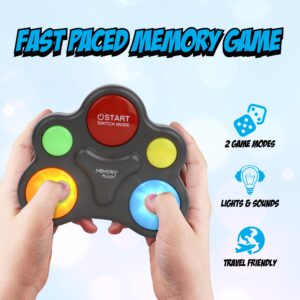 Point Games Handheld Memory Game, Kids Electronic Games, Sequence Fun for Kids with Lights & Sounds, Brain Challenge for Boys & Girls Ages 8+