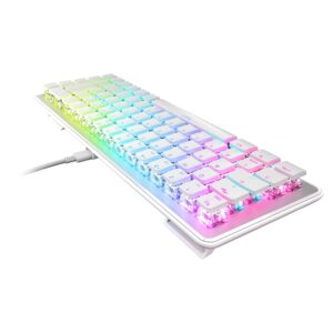 ROCCAT Vulcan II Mini JP ISO Gaming Keyboard, Wired White/White, Optical, Linear Mini (65%), RGB, Windows 7 or Later