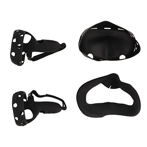 VR Shell Cover Set, Scratch and Shatterproof Silicone VR Accessories Face Cover for VR