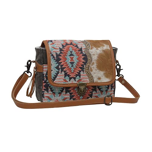 Myra Bag Aztec and Cowhide Shoulder Bag S-5729