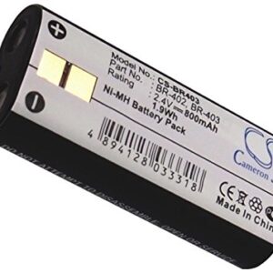 Qigenia BR-402 Replacement Battery for DS-3300 DS-2300 DS-5000 DS-5000ID DS-4000,BR-403 Battery (800mAh/2.4V)