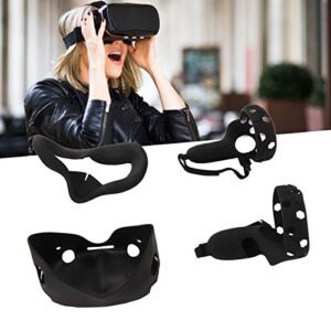 VR Shell Cover Set, Scratch and Shatterproof Silicone VR Accessories Face Cover for VR