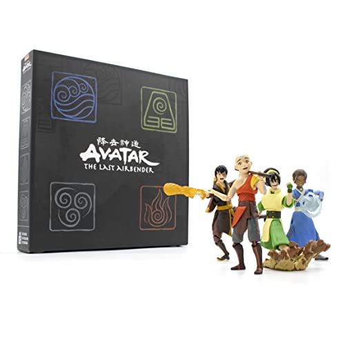 The Loyal Subjects Avatar: The Last Airbender Elements BST AXN 5-inch Action Figure Anime 4-Pack