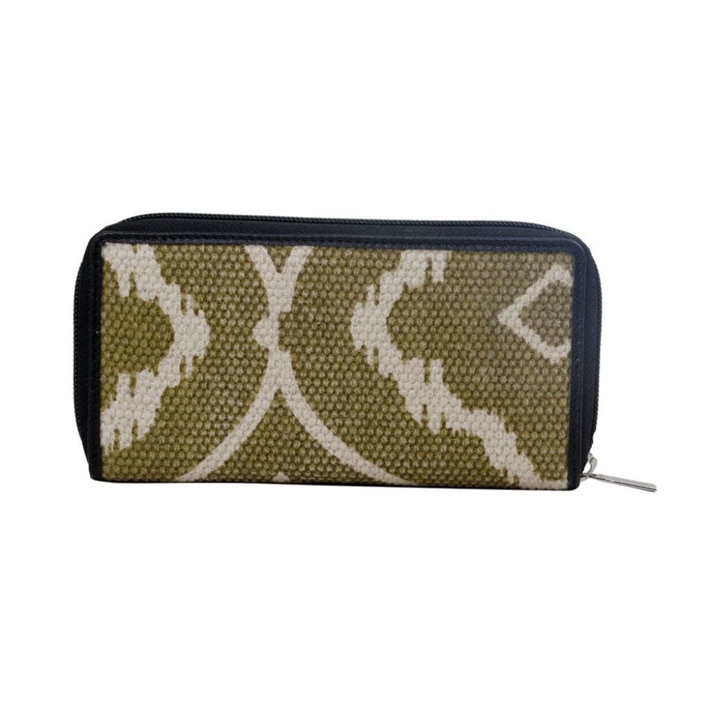 Myra Bag Green Foliage Wallet S-3013