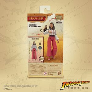 Indiana Jones and The Raiders of The Lost Ark Adventure Series Marion Ravenwood Toy, 6-inch Action Figures, Kids Ages 4 and Up