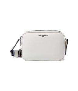 karl lagerfeld paris maybelle crossbody, winter white/blush