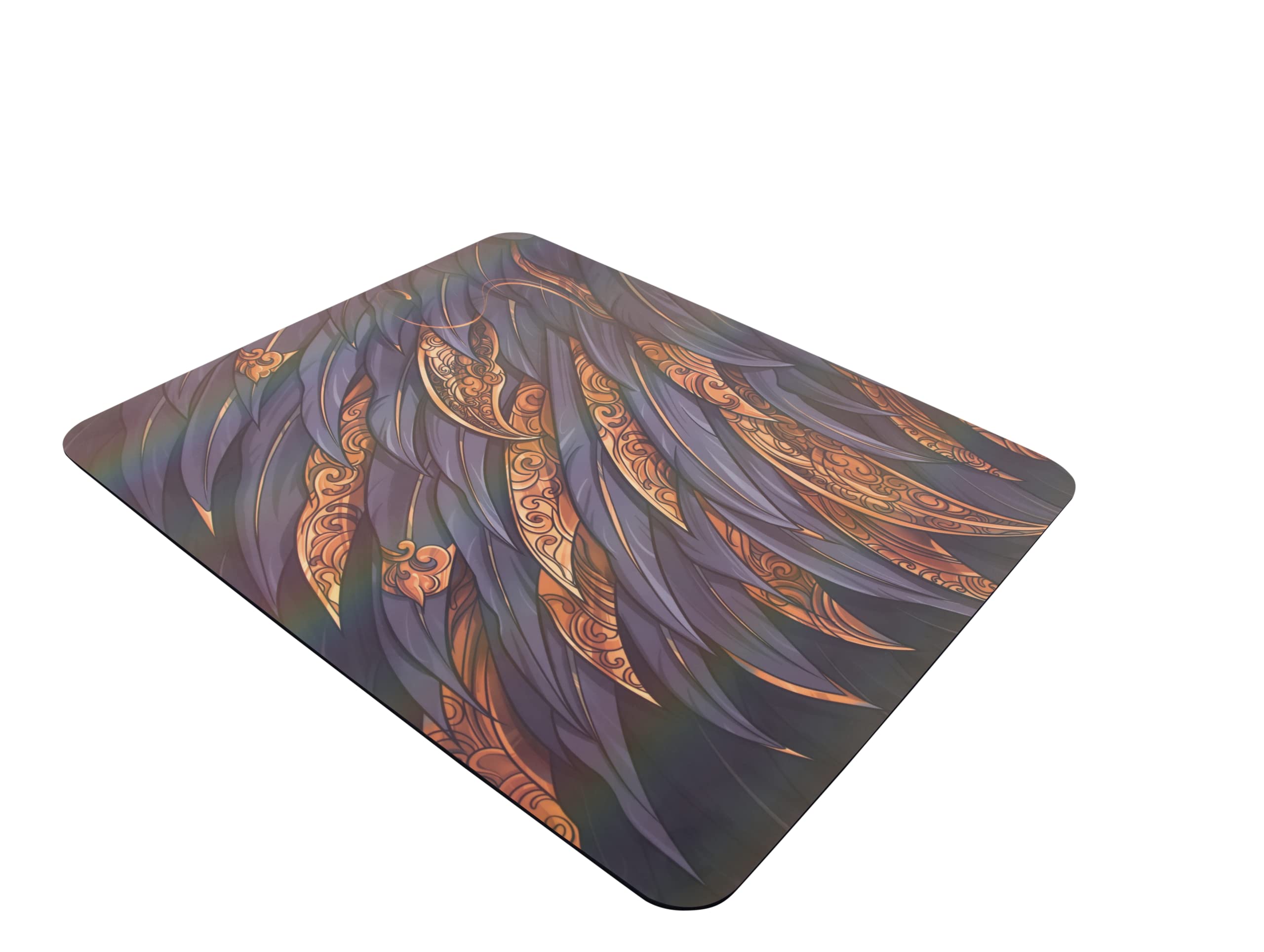 Esports Tiger Esptiger WuXiang X Gaming Mouse Pad - Large (480 x 400 x 3mm) - Non-Slip Rubber Base, Rainbow-Pearl Film