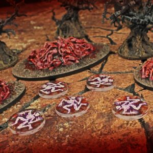 LITKO Dark Fantasy RPG Accessories Withered Corpse Game Piece Tokens Compatible with Mork Borg (8)