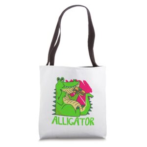 Pretend I'm A Alligator Mens Women Kids Reptile Alligator Tote Bag