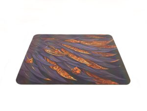 esports tiger esptiger wuxiang x gaming mouse pad - large (480 x 400 x 3mm) - non-slip rubber base, rainbow-pearl film