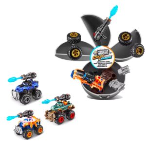 Beach Kids Zuru 5 Surprise Monster Trucks Mystery Set - Surprise Mini Monster Truck Toy Mystery Bundle with Crenstone Exclusive Cars and Trucks Stickers, More (Monster Trucks Collectibles)