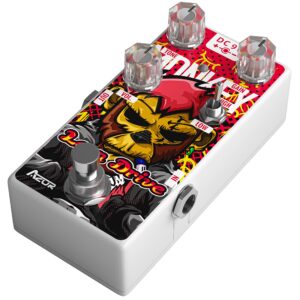 AZOR Leon Dirve Guitar Pedal Monkey Overdrive Analog Effect Pedal for Electric Guitar Bass True Bypass AP503