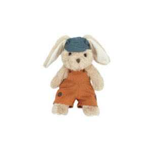 mon ami benjamin bunny stuffed animal plush toy 8" dressed bunny with floppy ears, soft & cuddly rabit stuffed animal, gift for kids of all ages