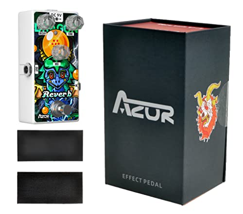 AZOR Reverb Guitar Pedal Dragon Pure Reverb Guitar Effect Pedal for Electric Guitar AP509