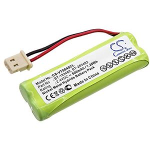 replacement battery compatible for v tech ds6472-6 ds6425-2 cs6114 ds6422 ds6426 cs6114-2 ds6423 ls6425 89134801 ls6405 (500mah/2.4v), batt183482 89-1348-01-00 89-1348-01 bt-283482 bt183482 battery