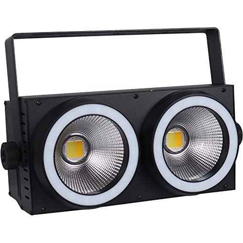 LED Stage Lights 200W LED COB Blinder Light with RGB Pixel DMX Controlled Sound Activated Auto Play DJ Light for Wedding Music Show Dance Party Stage Lighting